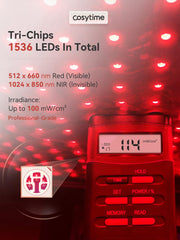 Cosytime dense 1536 LEDs close-up showing broad treatment area