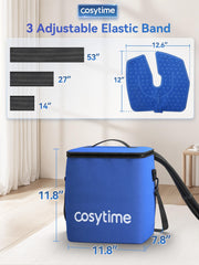 Cosytime adjustable straps secure different joints during therapy