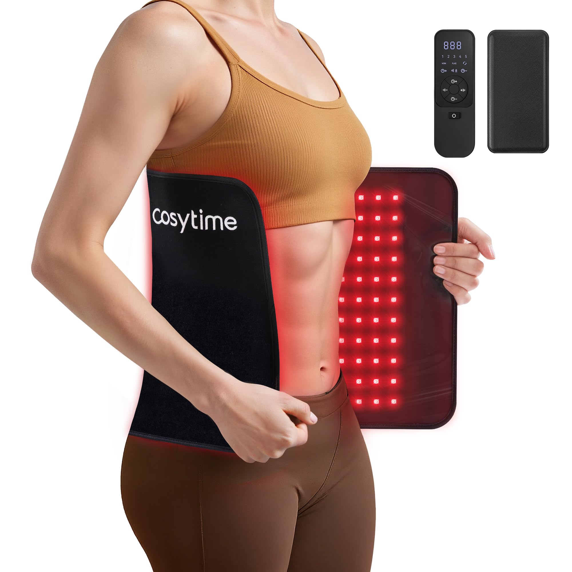 Cosytime red-light therapy pad front view for convenient home use