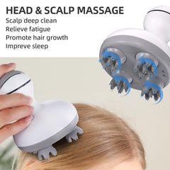 Cotsoco massager close-up showing 4 heads and 28 deep-kneading nodes