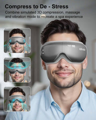 cotsoco eye massager adjustable headband ensures a comfortable fit across face shapes