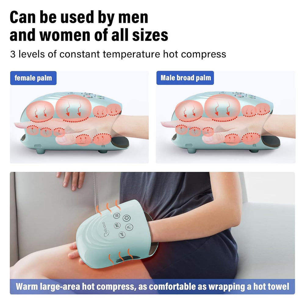 Three massage modes on Cotsoco massager for different sensations