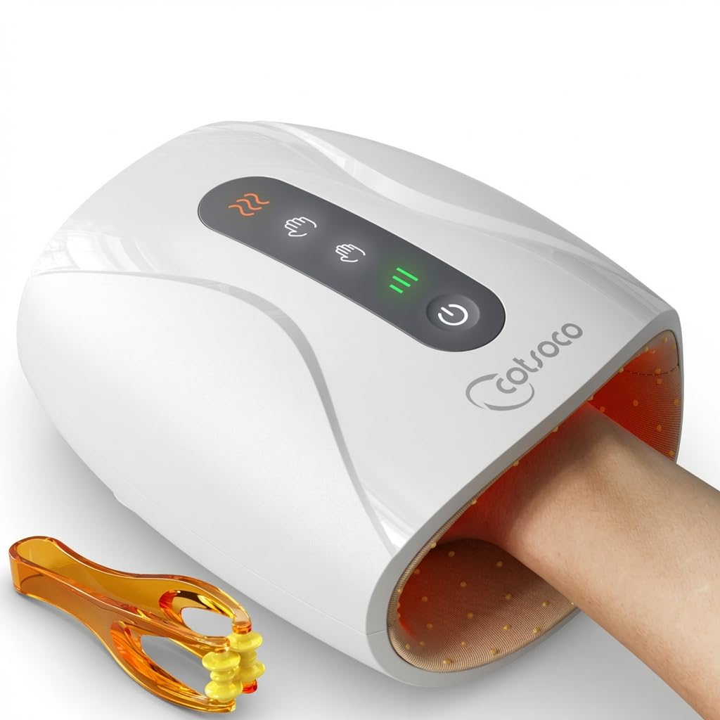 Cotsoco Hand Massager cordless design for flexible use anywhere