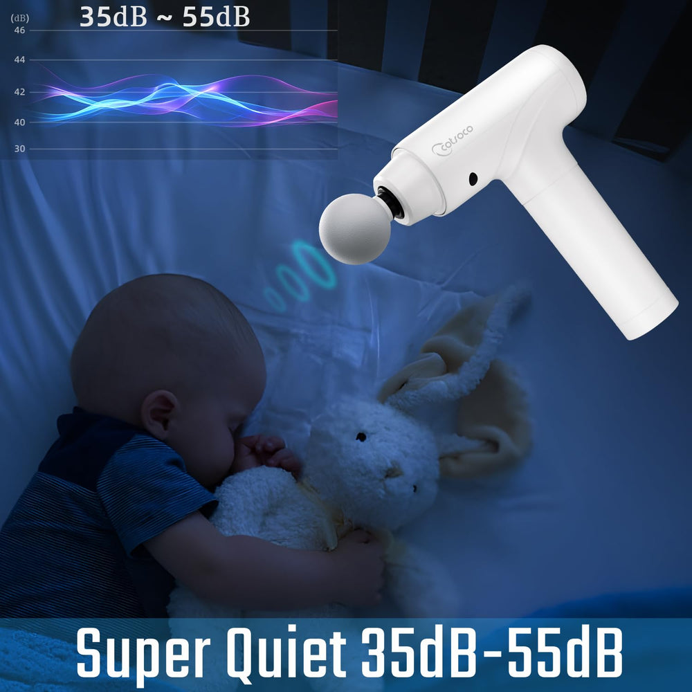 Cotsoco massage gun head attachments displayed for versatile targets.