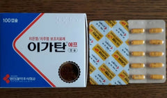 Cotton Labo Igatan-60 tablets shown highlighting organic extracts for gum care.