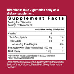 Country Farms Bountiful Beets Gummies ingredients highlight natural beet-derived nitrates