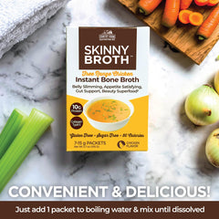 Cup of Skinny Broth after workout or meal upgrade from Country Farms