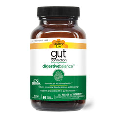 Country Life Gut Connection Benegut perilla leaf extract highlighted for digestion comfort.