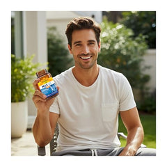 Country Life Max for Men bottle-label close-up highlighting magnesium for heart health.