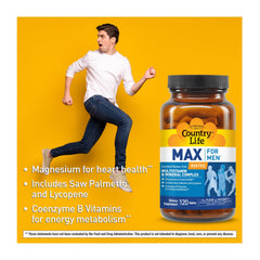 Country Life Max for Men energy-boost image suggesting daytime vitality.