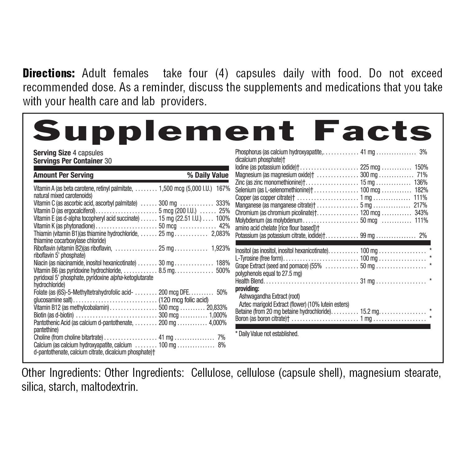 Country Life Max for Women product image illustrating coenzymated B vitamins blend.