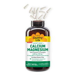 Country Life Target-Mins calcium magnesium vitamin D3 combination visible in capsules for balance