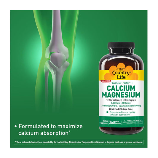 Country Life Target-Mins capsules close-up emphasizing vegan gluten-free and non-GMO formulation