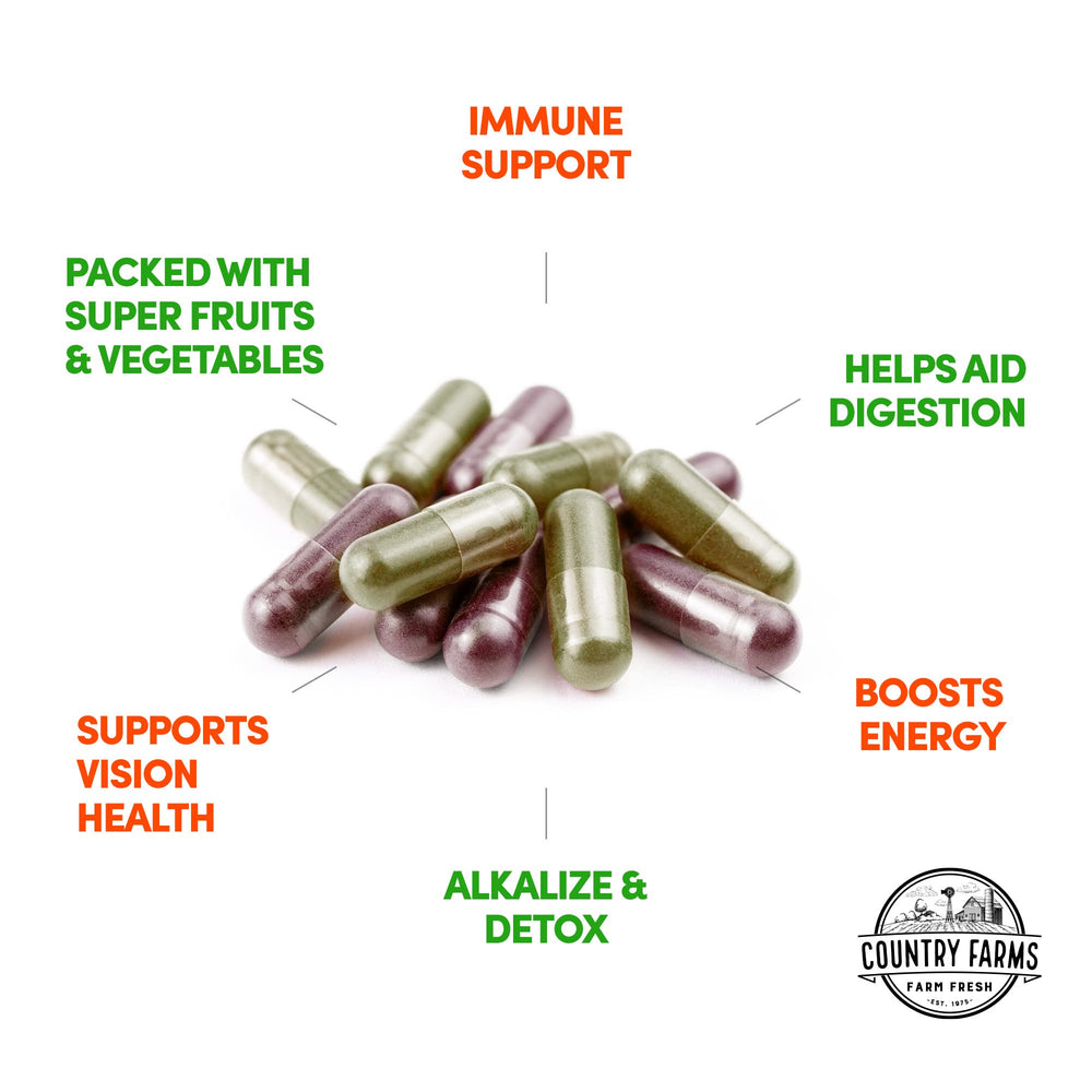 Packaging scene of Country Farms Fruits & Veggies for busy lifestyles