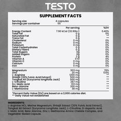 COURA capsules spilled to show texture and daily stamina use
