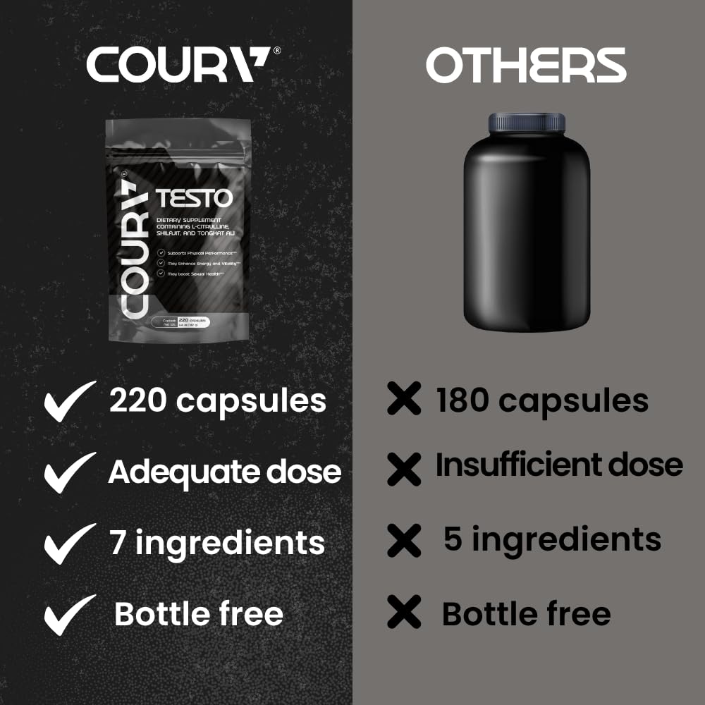 COURA label closeup highlighting minerals and botanicals for vitality
