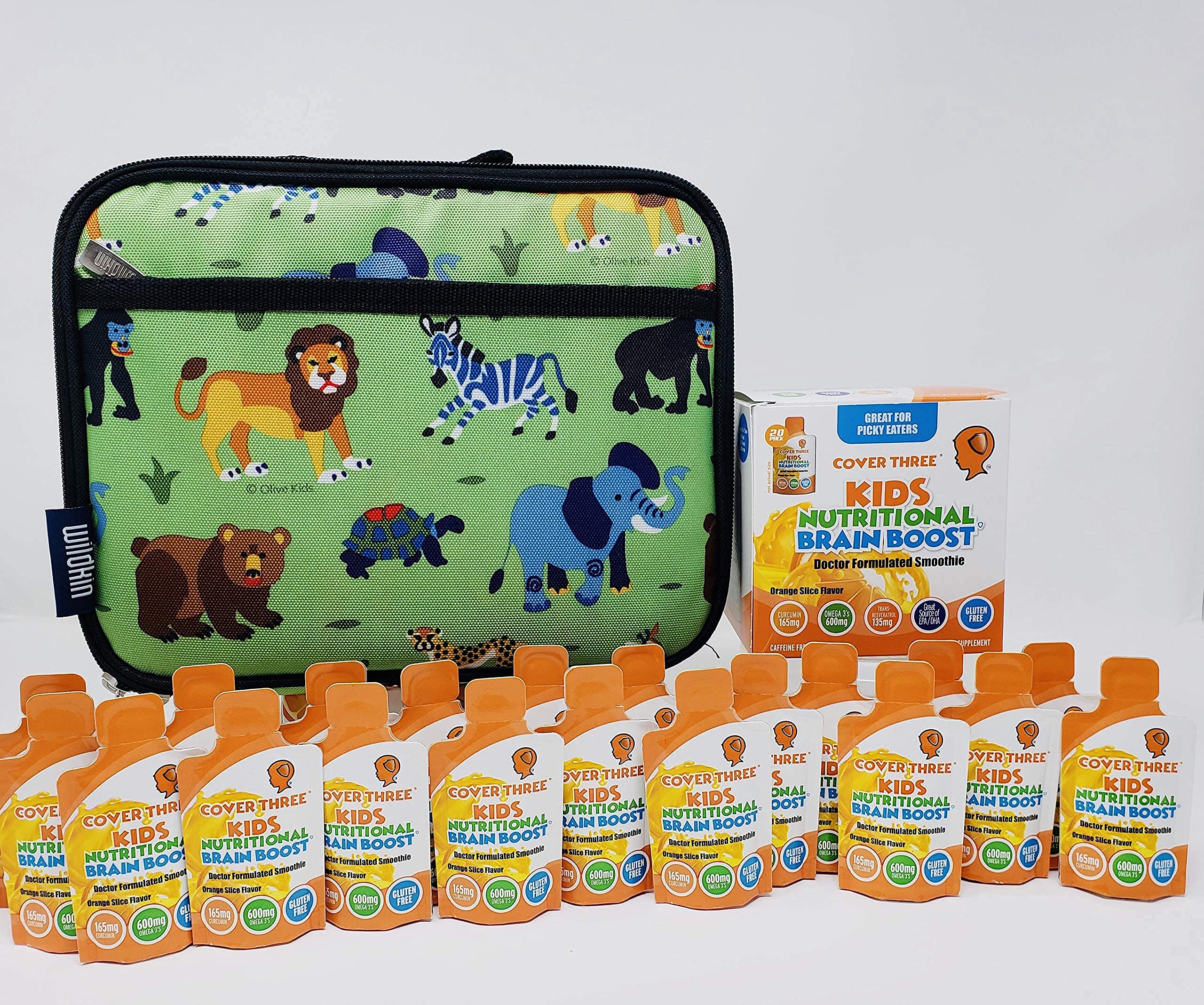Cover Three 20 pouches pack showcases convenient daily servings on the go.