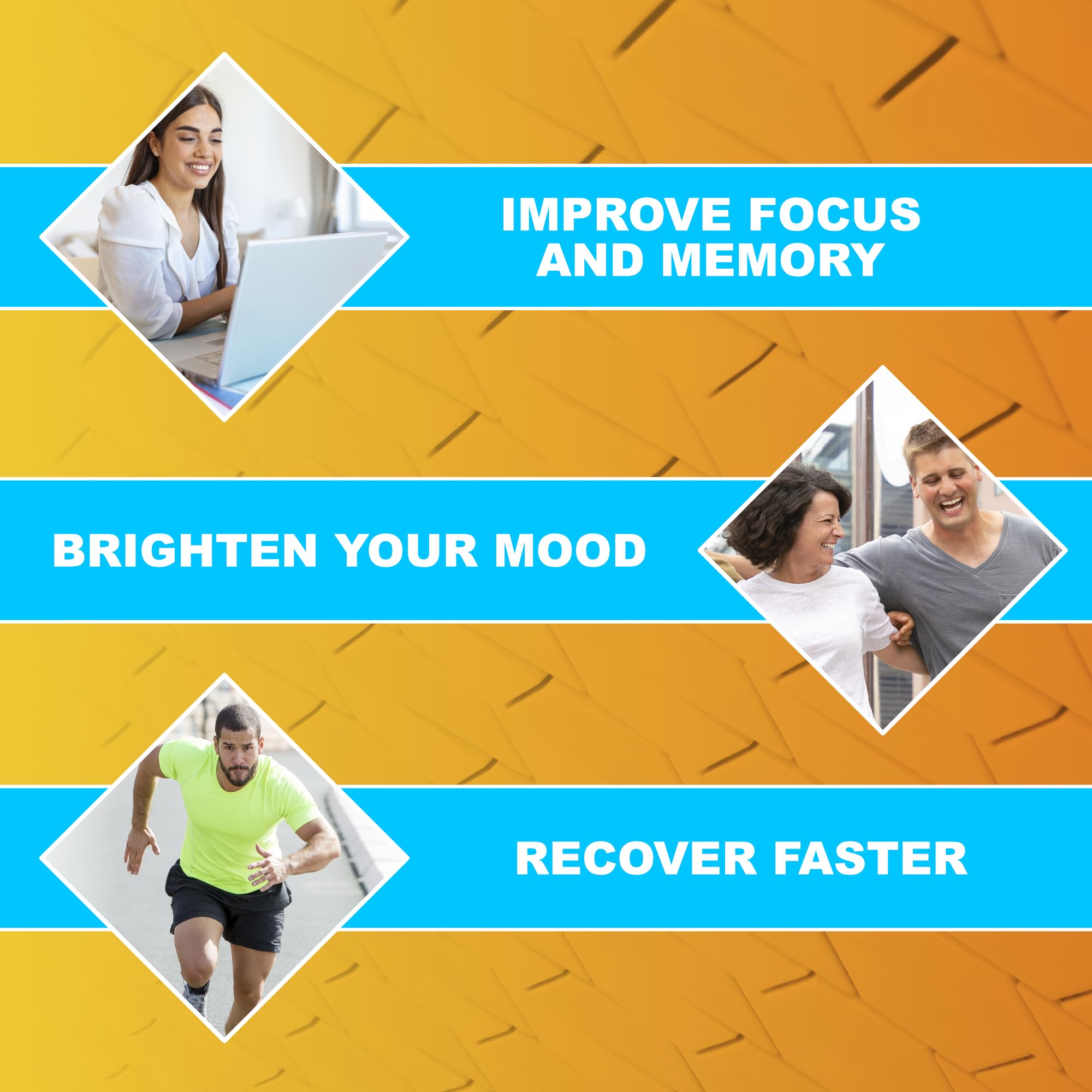 Cover Three Brain Assist ready-to-drink serve provides quick on-the-go focus.