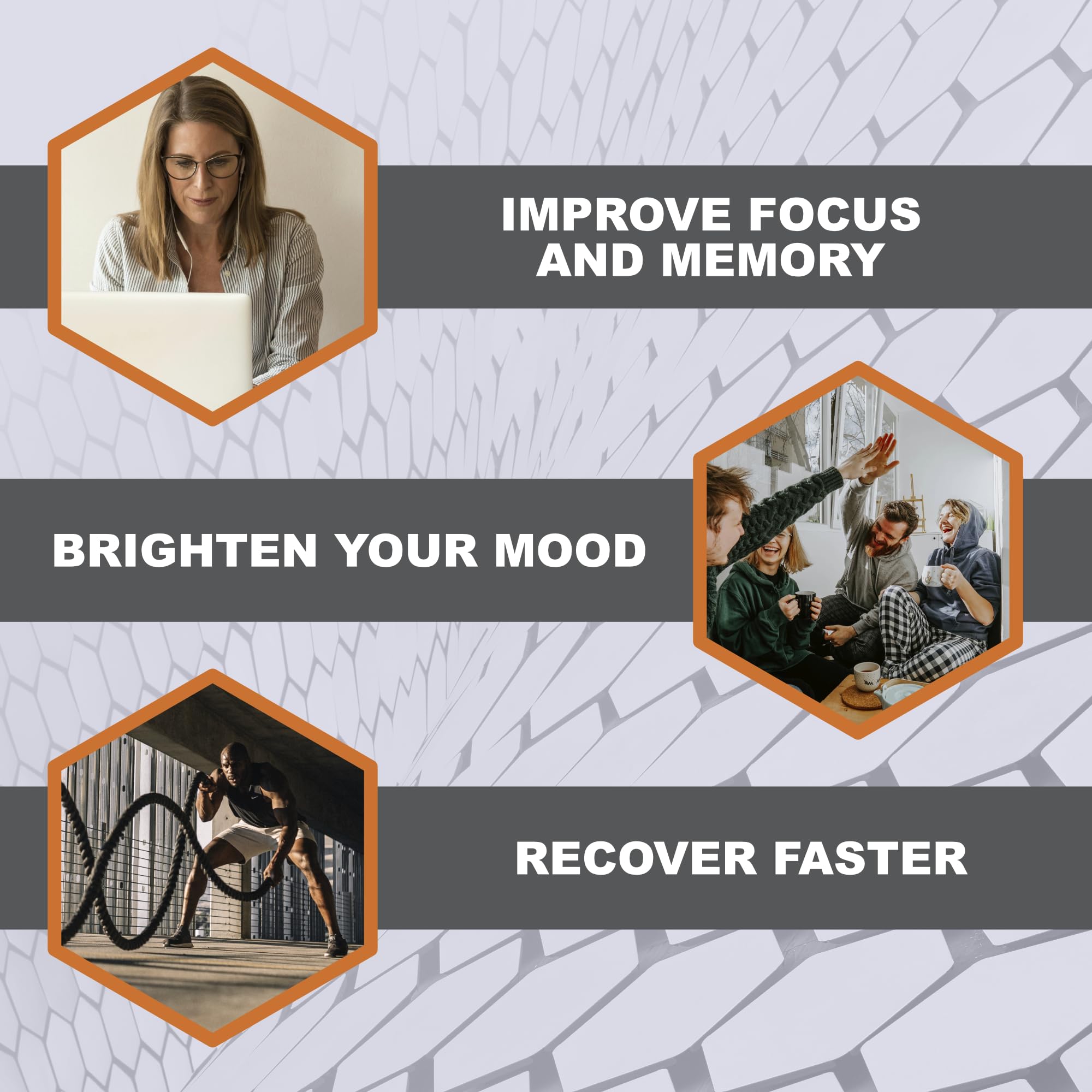 Cover Three Brain Defense curcumin uridine blend image emphasizing brain-healthy ingredients for focus.