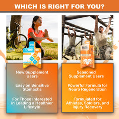 Cover Three Brain Defense family bottle on table, suitable for shared daily use.