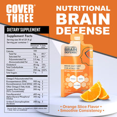 Cover Three ingredient image highlights trans-resveratrol omega-3 DHA uridine alpha-GPC for cognitive support