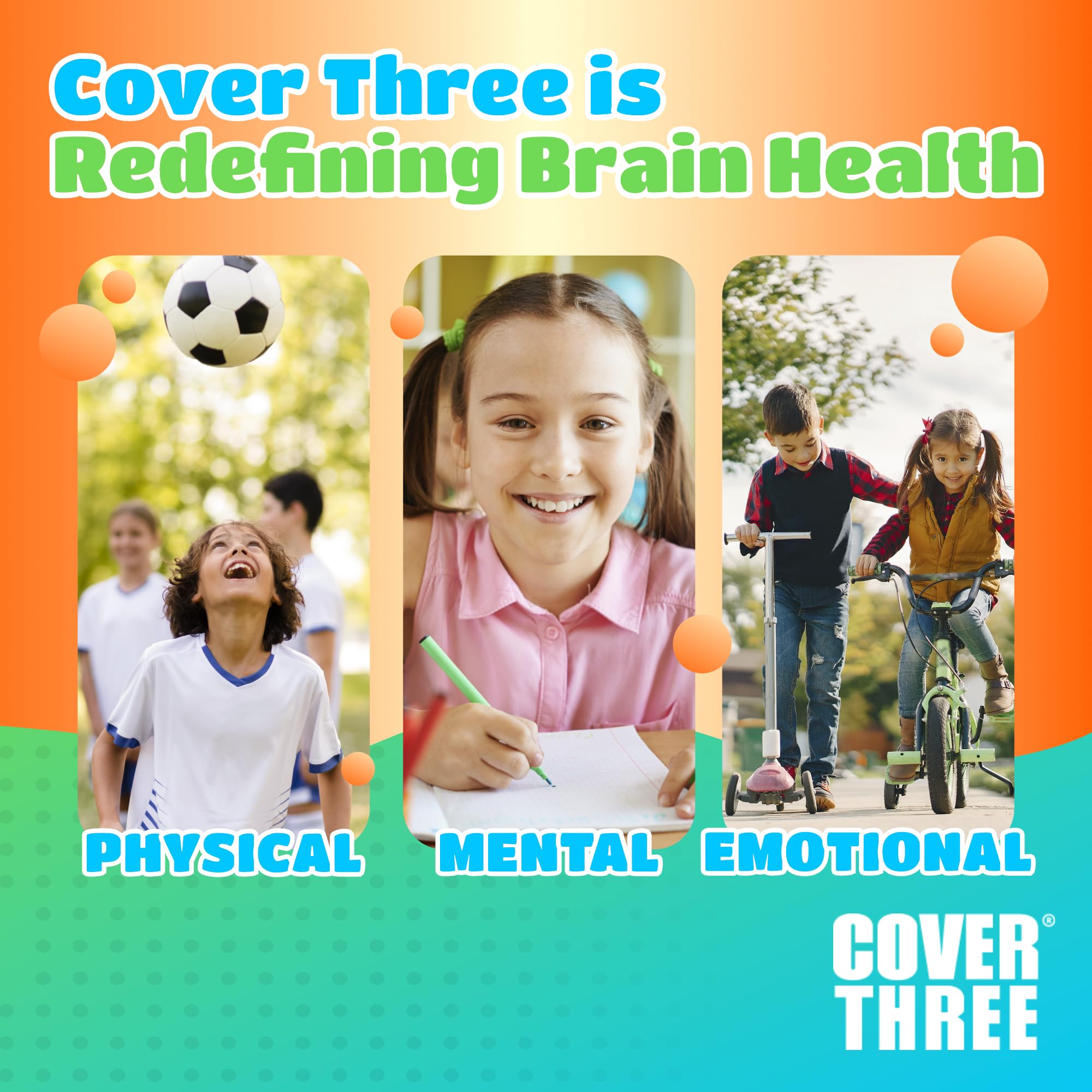Cover Three nut-free, dairy-free, gluten-free pack underscores allergy-friendly suitability for many families.