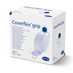Coverflex Grip Tubular Bandage unrolled to reveal 11 yards