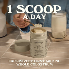 Cowboy Colostrum sugar-free-chocolate-flavor invites tasty, sugar-free treats.