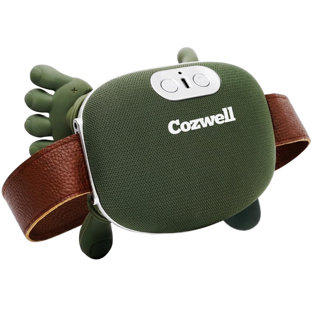 Cozwell 4D neck and shoulder massager front view with kneading heads for deep relief