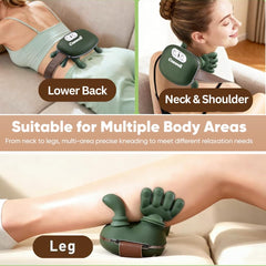 Cozwell massager side view showing extended battery for longer sessions