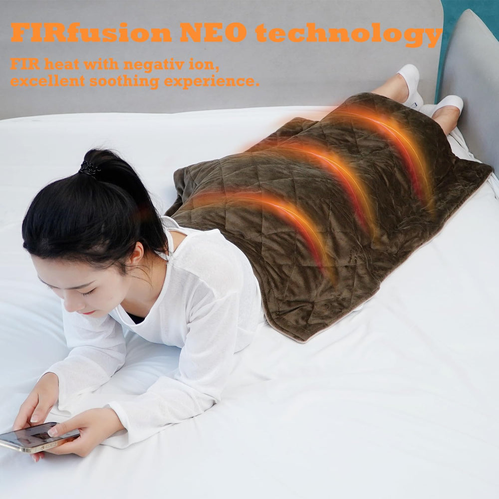 Cozzyhug Pro Extreme FIRfusion NEO technology delivers soothing infrared warmth and negative ions.