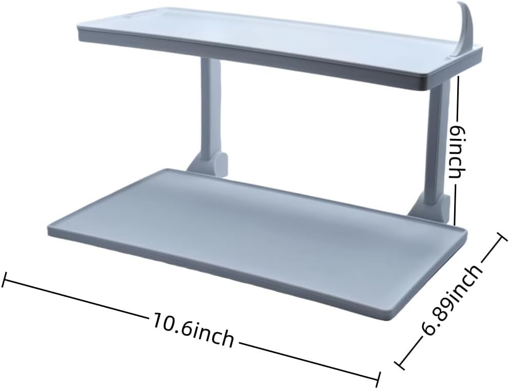 CPAP bedside shelf shows ResMed compatibility for secure placement.