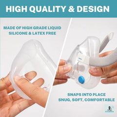 CPAPi Solutions F20 cushion offering a soft silicone touch for gentle skin contact