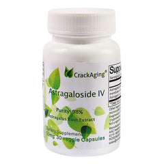 Crackaging Astragaloside IV bottle shows high-potency extract