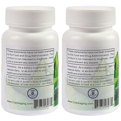 Crackaging Cycloastragenol capsule close-up with 98%+ purity