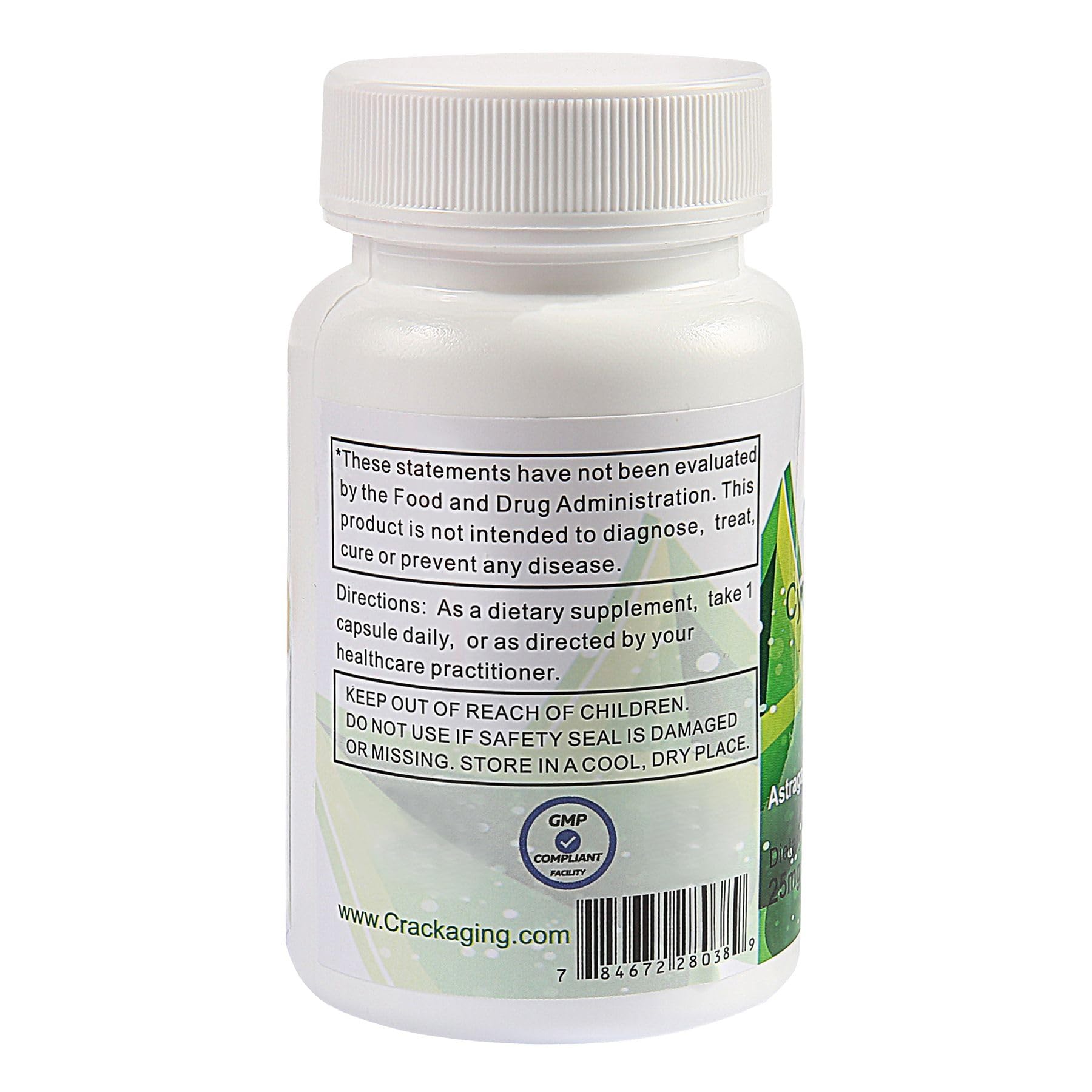 Crackaging Cycloastragenol ingredients inside a veggie capsule.