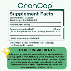 CranCap cranberry PACs close-up shows rich plant compounds