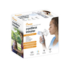 Crane inhaler water-reservoir ready for use