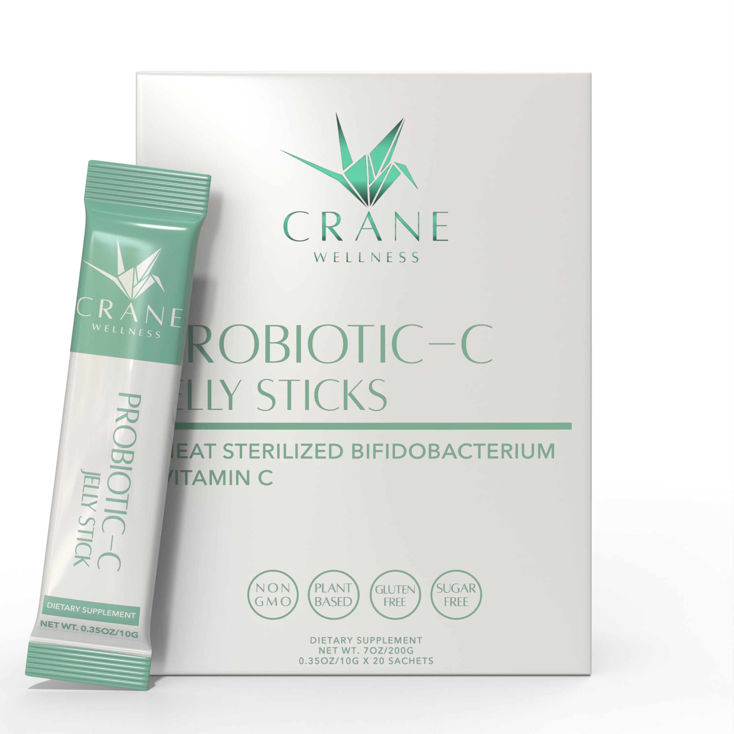 CRANE WELLNESS Probiotic-C Jelly Stick packaging for on-the-go daily wellness.