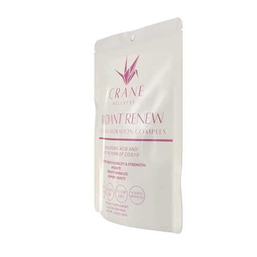 CRANE WELLNESS Tone & Glow powder measure highlights precise dosing for skincare blends