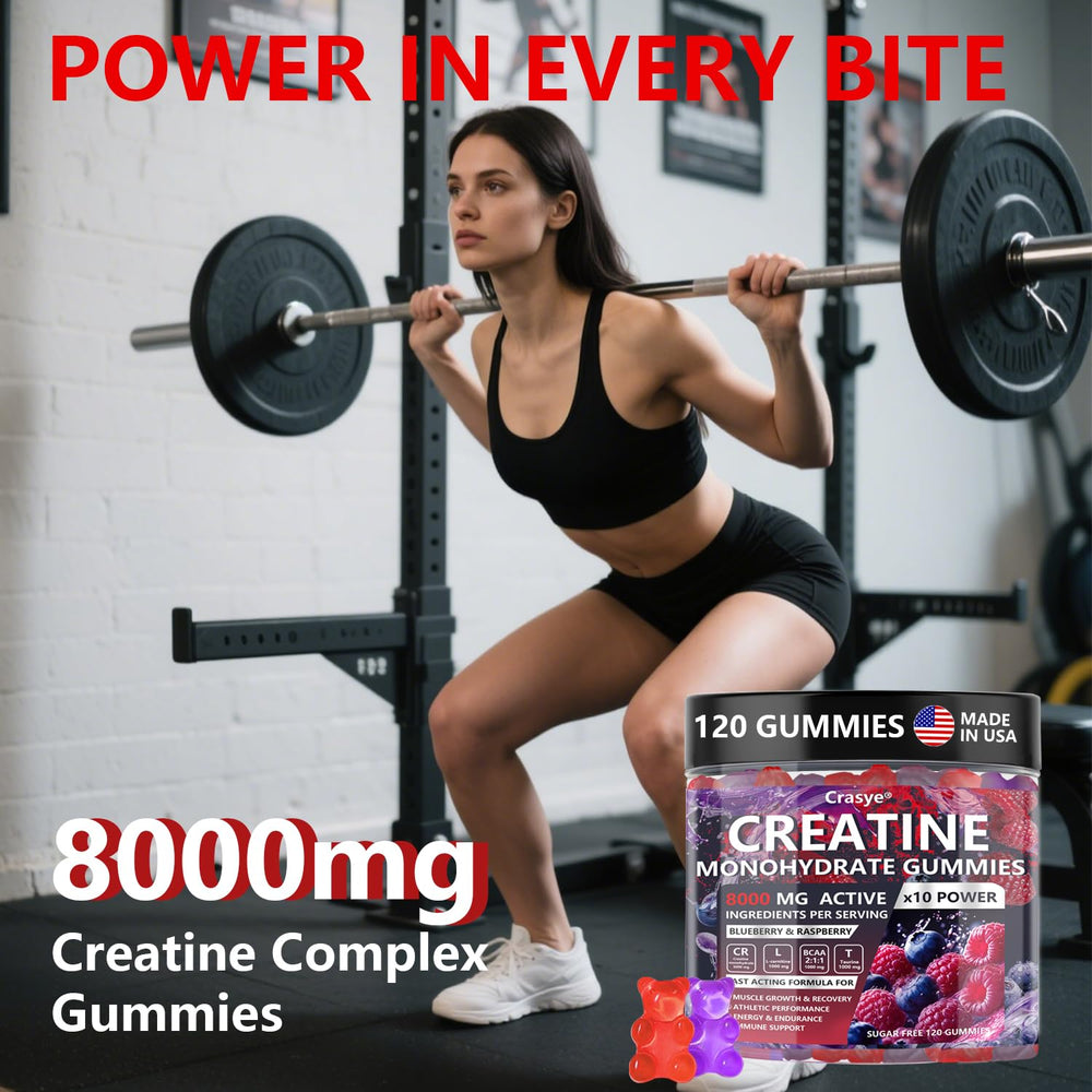 Crasye on-the-go pack demonstrates convenient 3-gummy daily serving.