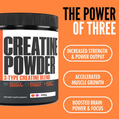 Crazy Muscle creatine powder mixed in water shows smooth blend.