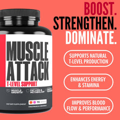 Crazy Muscle ingredients panel featuring DHEA and botanicals