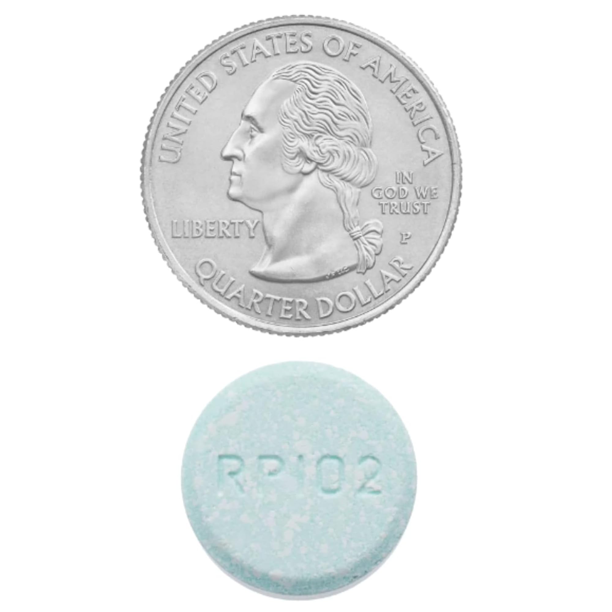Close-up of 750 mg chewable tablets from Create and Bundle