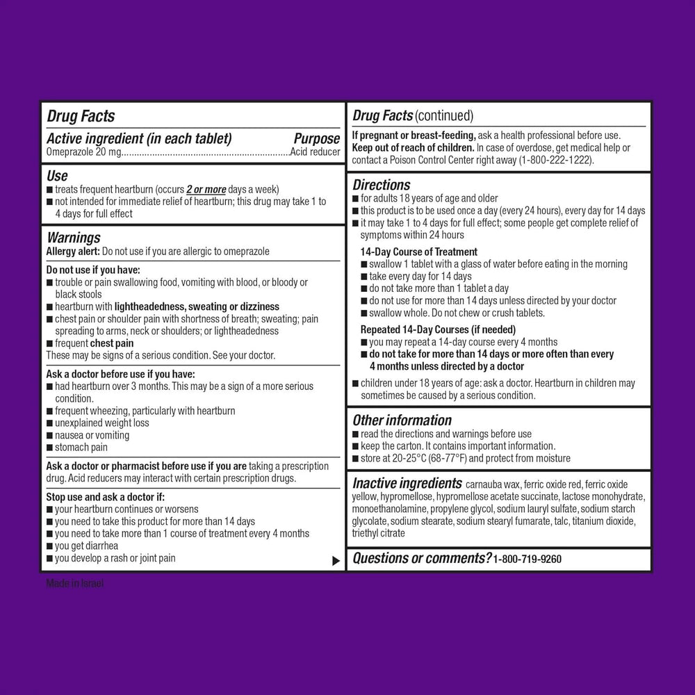 Create and Bundle packaging front view promoting dependable heartburn management.