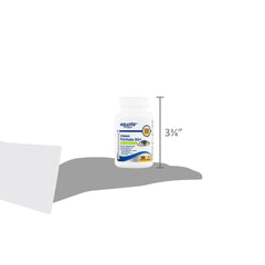 Equate Vision 50+ soft gels label close-up showing complete formula