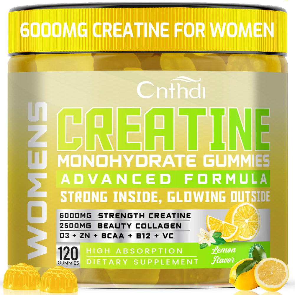 CNFHDI Creatine Gummies bottle front for workout support