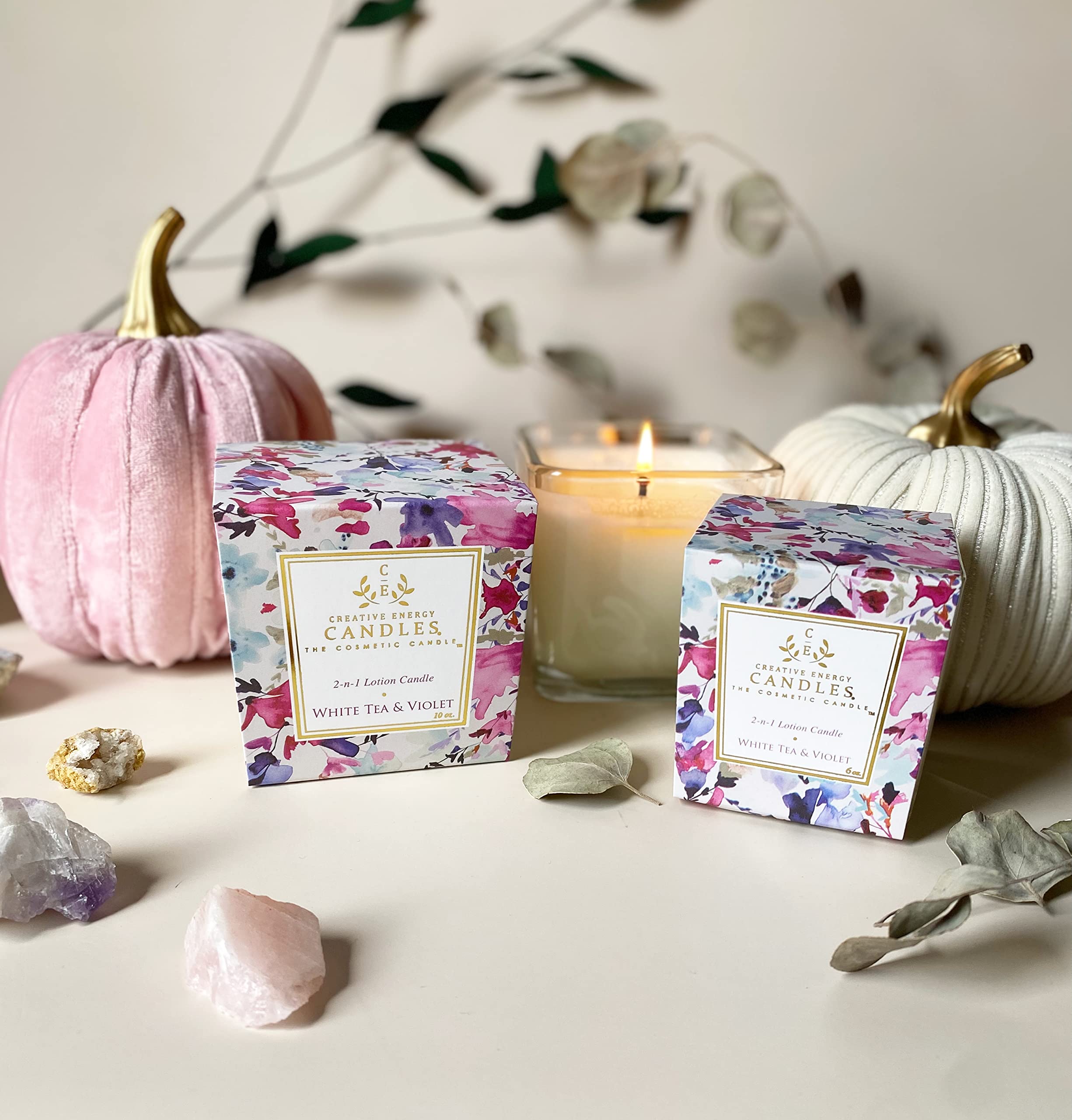 Creative Energy Candles essential oils tea party scent for a fresh room