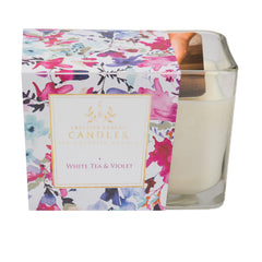Creative Energy Candles lotion candle white tea violet pour for hydrating skin massage