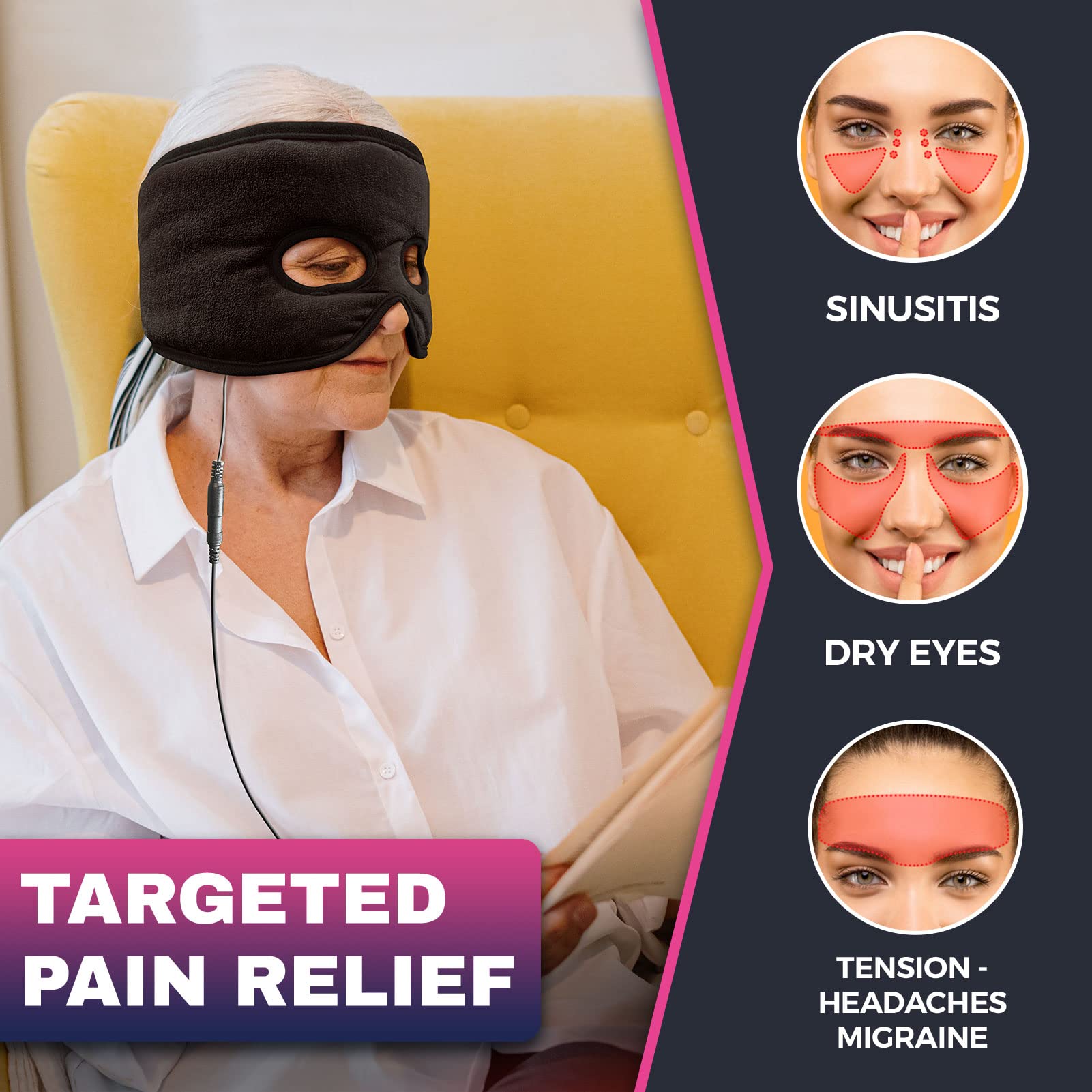 12V adapter powers safe, reliable therapy with extended cord